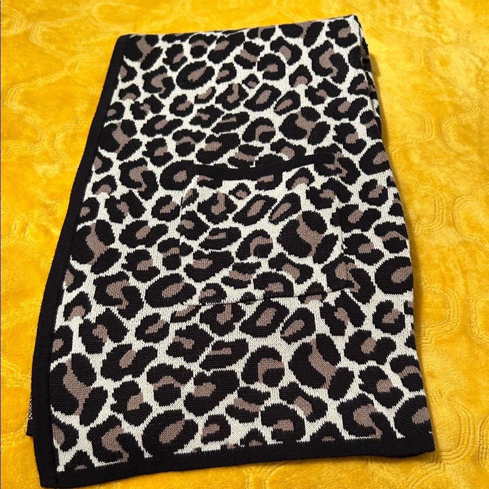 Leopard Print Sleeveless Cardigan Chicos, size small - Picture 10 of 10